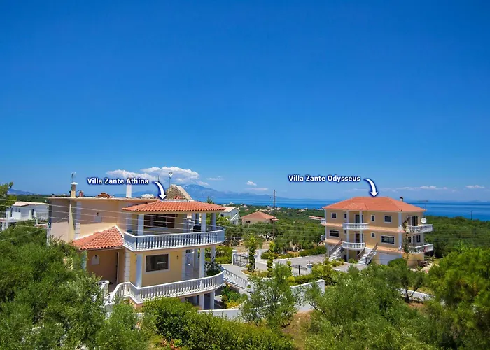 Zante View Athina Villa Plános